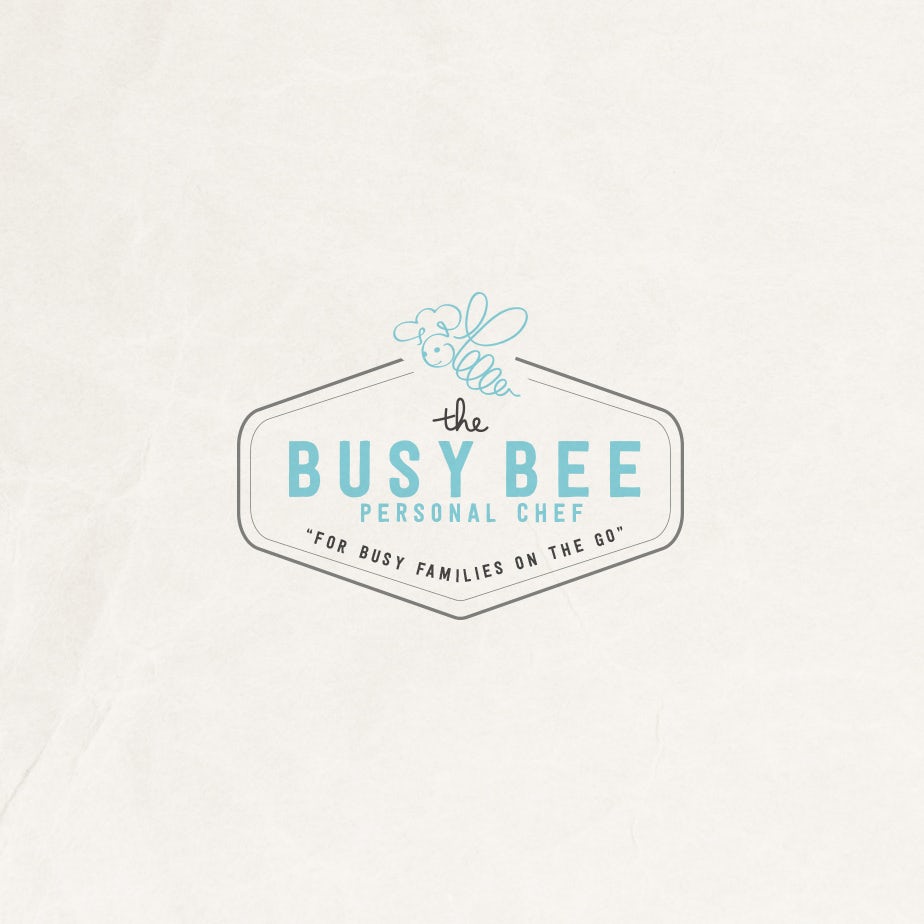 The Busy Bee personal chef logo