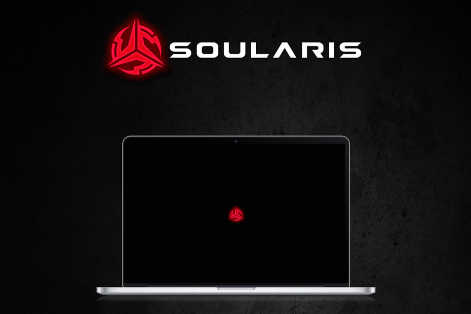 Slick  logo  design for a brand of gaming equipment targeting PC gamers