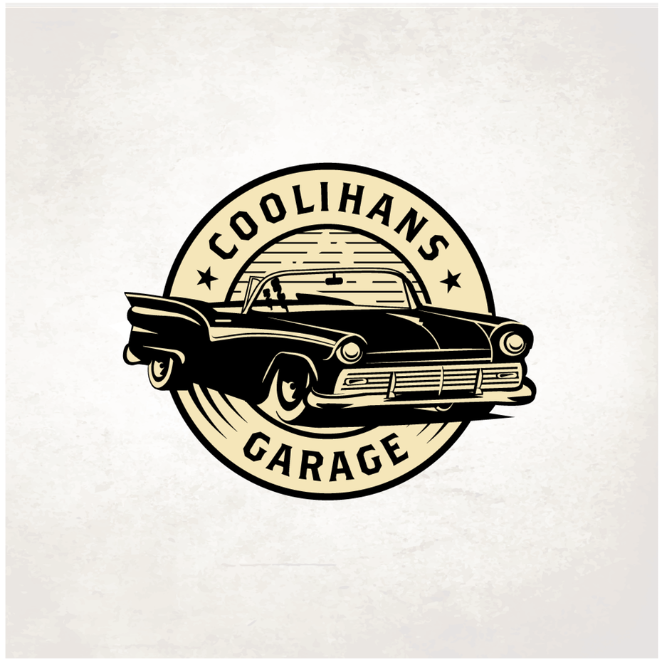 Coolihans Garage retro car logo