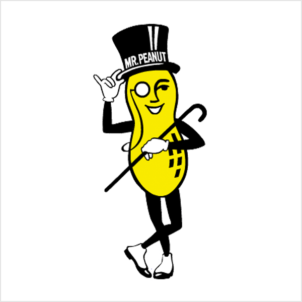 Mr. Peanut mascot  logo 