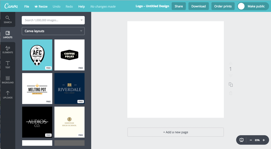 canva logo maker