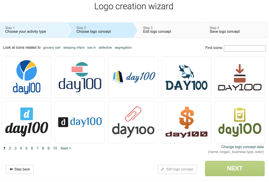 logaster logo creation wizard