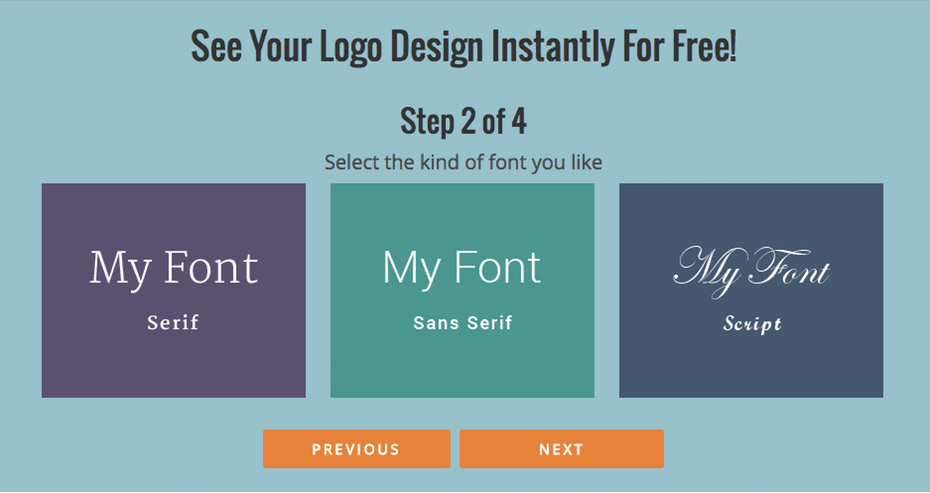  logo  maker font selection