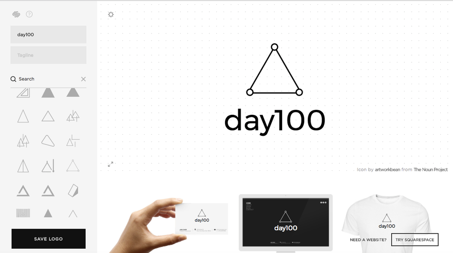 SquareSpace logo Maker