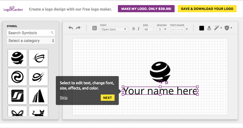 logo Garden logo maker