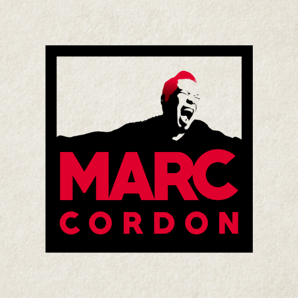 musician logo with face of singer