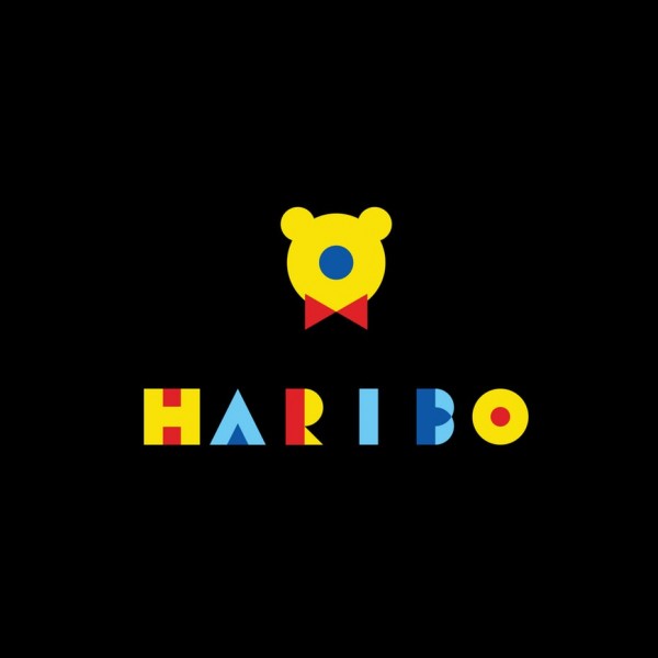 Haribo logo in Bauhaus design style