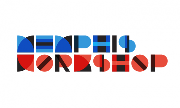 Memphis Workshop logo with Bauhaus design