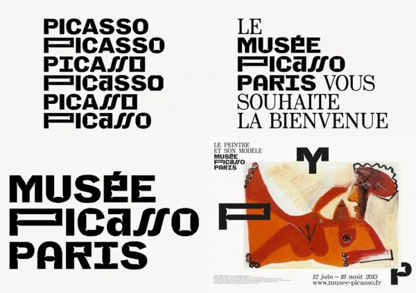 logo options for the Musee Picasso Paris