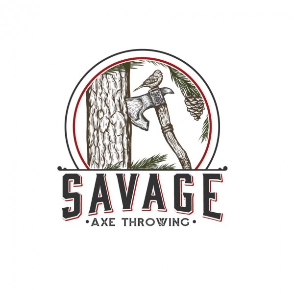 Savage Ax Throwing  logo 