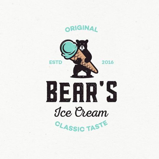 classic ice cream logo