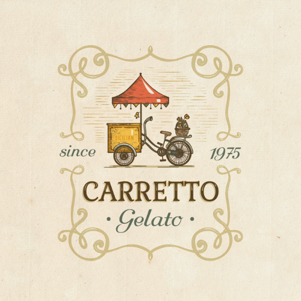 classic ice cream logo