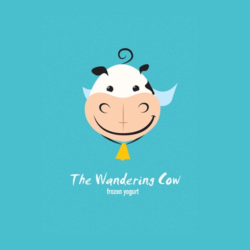 Modern ice cream logo