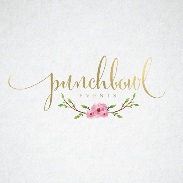 Calligraphic wedding logo