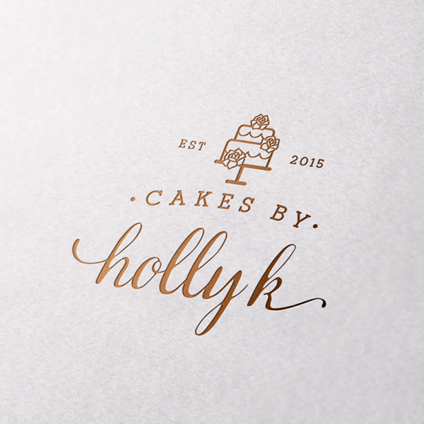 Calligraphic wedding logo