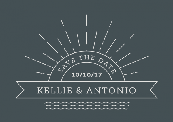 line art wedding logo