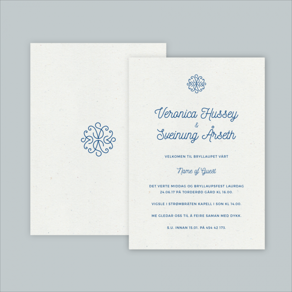 ornamental wedding logo