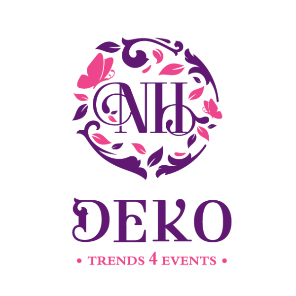 Ornamental wedding logo