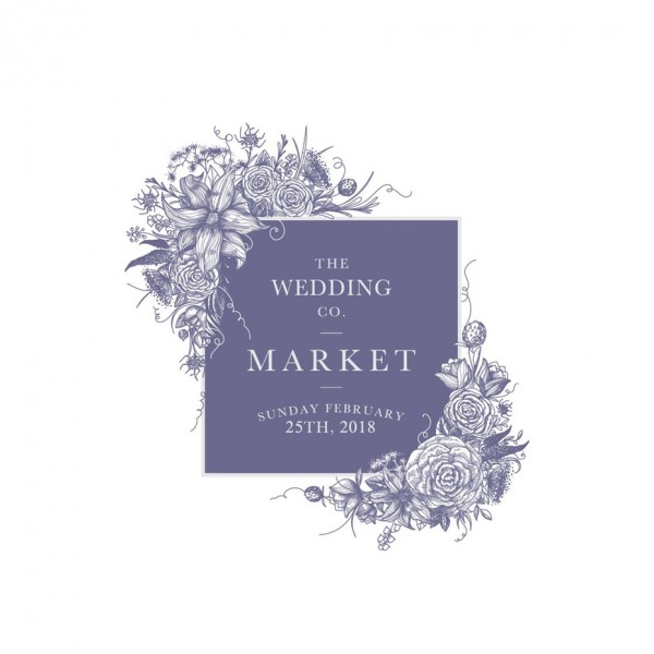 Illustrative wedding logo