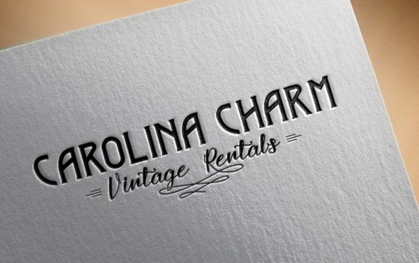 Vintage wedding logo