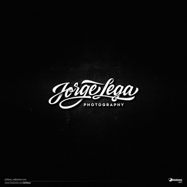 Photography logo with vintage font
