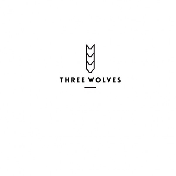 logo with wolf line drawing