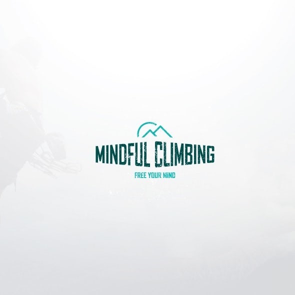 logo with simple mountain drawing