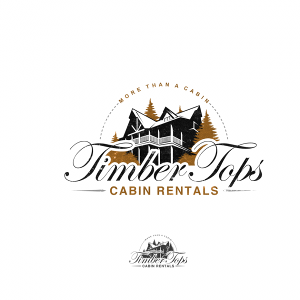 logo design for Timber Tops Cabin Rentals