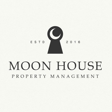 Moon House real estate  logo 