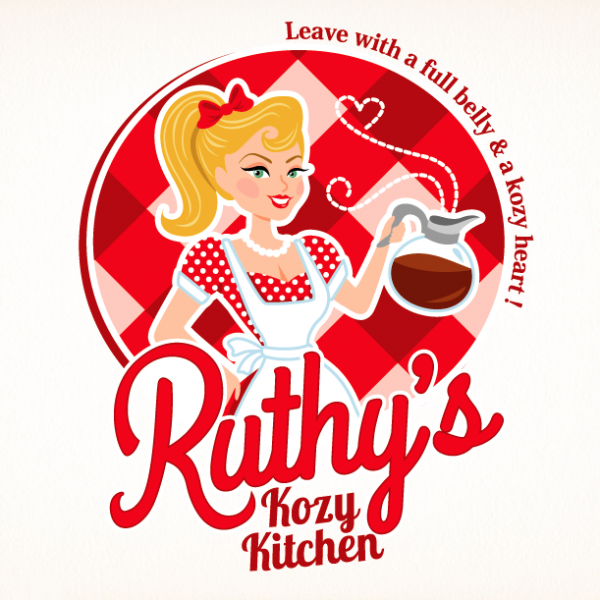 Ruthys kitchen logo design