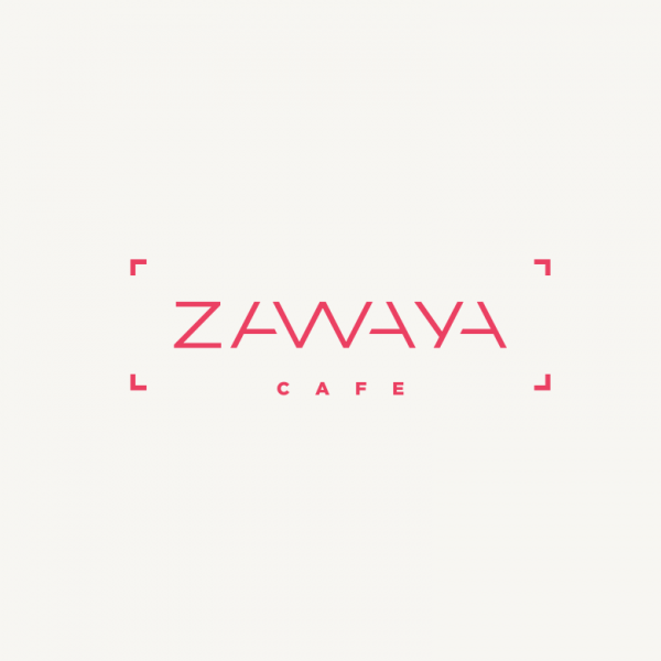 Zawaya cafe logo design