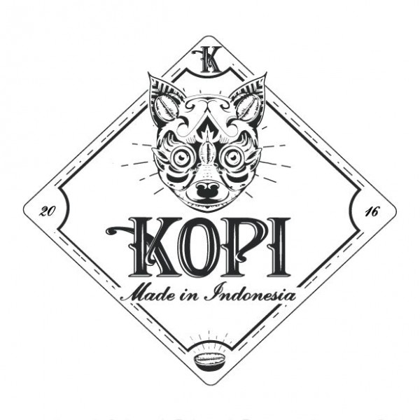 Kopi vintage logo design