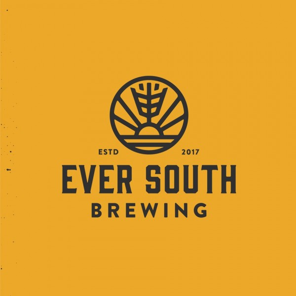 Ever South brewing  logo  design