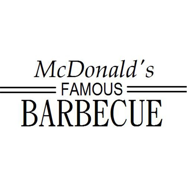 First McDonald’s logo from 1940