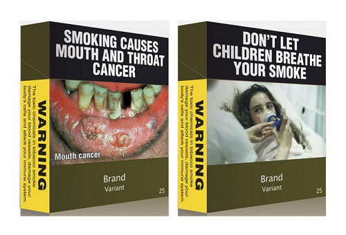 Generic cigarette packaging