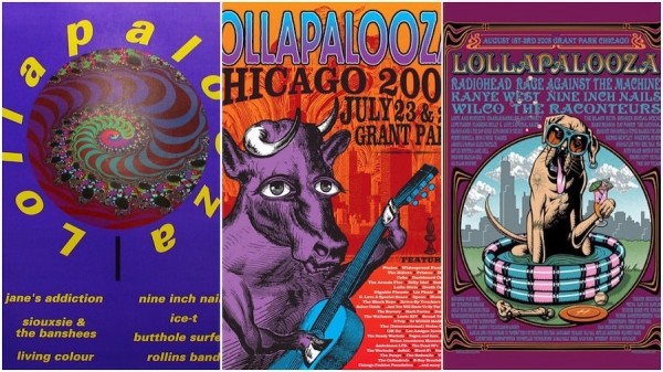 lollapalooza festival posters