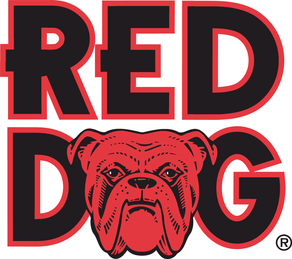 red dog logo设计,红狗标志设计