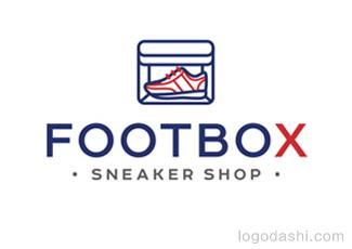 鞋盒标志标志logo设计，品牌vi设计