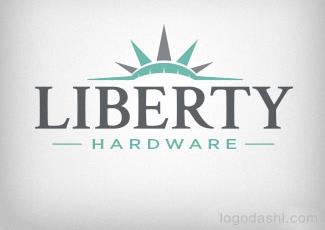 LIBERTY标志logo设计，品牌vi设计