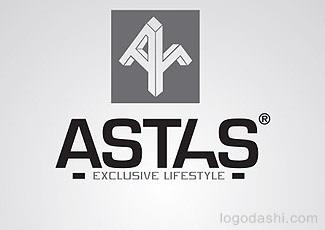 ASTAS商标标志logo设计，品牌vi设计