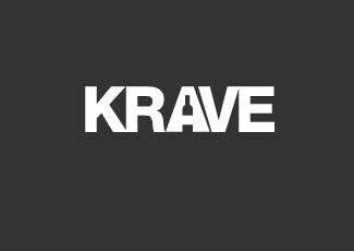 KRAVE酒吧标志logo设计，品牌vi设计
