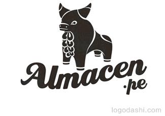 ALMACEN标志logo设计，品牌vi设计