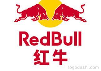 红牛欣赏标志logo设计，品牌vi设计