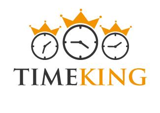 TIMEKING标志logo设计，品牌vi设计