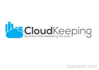 Cloudkeeping标志标志logo设计，品牌vi设计