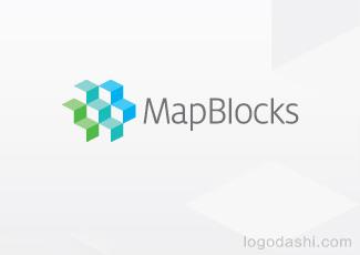 MapBlocks商标标志logo设计，品牌vi设计