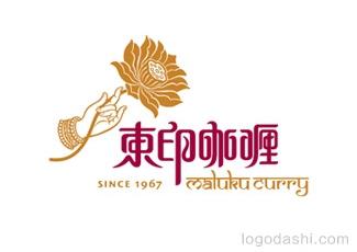 东印咖喱商标标志logo设计，品牌vi设计