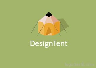 DesignTent工作室标志logo设计，品牌vi设计