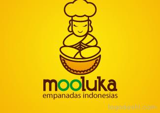Mooluka餐厅标志logo设计，品牌vi设计