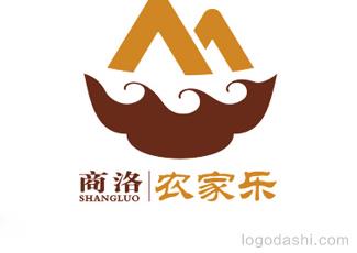 商洛农家乐标志标志logo设计，品牌vi设计